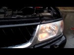 Самостоятельная замена ламп габаритов Mitsubishi Pajero Sport